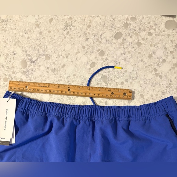 NWT LACOSTE SPORT WOMEN'S ULTRA DRY SHORTS Size 44- US 12 w/ 4 WAY STRETCH - Picture 13 of 13